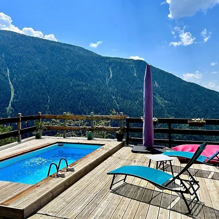 Maison 4 Pers Jacuzzi Piscine Vue Exceptionnelle Séez