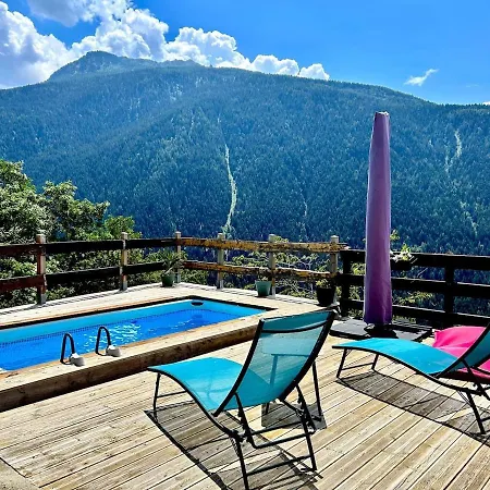 Maison 4 Pers Jacuzzi Piscine Vue Exceptionnelle Casa vacanze Séez